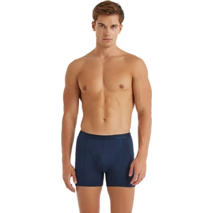 Erkek Pamuk Elastan Boxer Aura 9502 - Lacivert