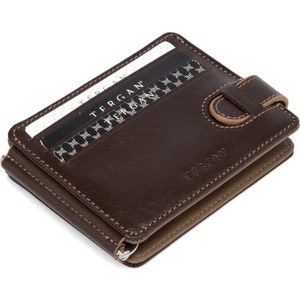 Kahve Deri Unisex Kredi Kartlık - S1KK00001637-A8K