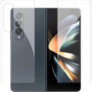 Samsung Galaxy Z Fold 3 5g Ön-Arka 360 Fullbody Darbe Emici Kaplama ve Hd Ekran Koruyucu