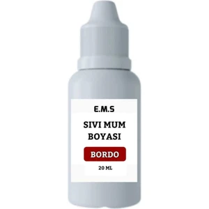 Mum Boyası Bordo Sıvı 20 ml Bordo