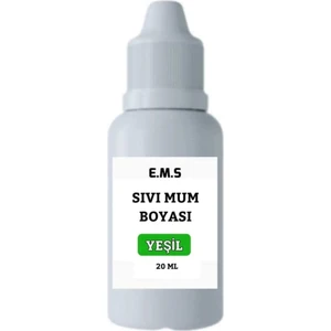 Mum Boyası Yeşil Sıvı 20 ml Yeşil