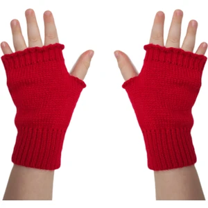 Unisex Çocuk Parmaksız Kışlık Örme Triko Eldiven