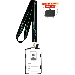 Kalp Ritmi Personel Boyun Askı Ipi Telefon Askı Ipi Kartlık 2