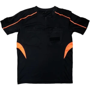 Siyah Il-Aday Hakem Forması (Kısa Kol)