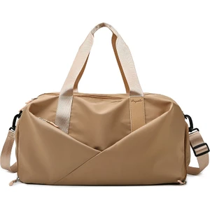 Bayanlar Kuru ve Islak Ayırma Büyük Kapasiteli Spor Çantası Seyahat Saklama Çantası (Yurt Dışından)