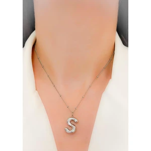 Kolye Balon Harf Kolye Harfli Kolye Dorika Kolye - V2