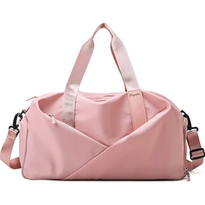 Bayanlar Kuru ve Islak Ayırma Büyük Kapasiteli Spor Çantası Seyahat Saklama Çantası (Yurt Dışından)