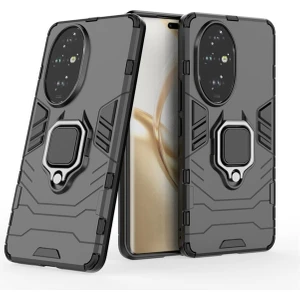 Honor 200 ile Uyumlu Batman Serisi Yüzük Standlı Armor Kılıf - Siyah AL3349
