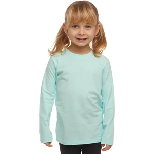 Mint Basic Unisex Çocuk Mevsimlik Sıfır Yaka Uzun Kollu Tişört