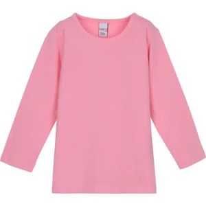 Pembe Basic  Çıtçıtlı Uzun Kollu Bebek Tişört