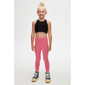 Şeker pembe Basic Kız Çocuk Yazlık Tayt