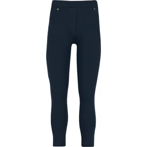 Koyu Lacivert 4 Cepli Kız Çocuk Kışlık Tayt