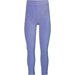 Açık Lila Kız Çocuk Fitilli Kadife Tayt