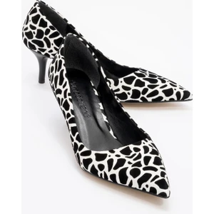 Kadın Sivri Burunlu Stiletto Zebra