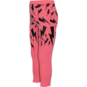 Fosfor Fuşya Şimşek Baskılı Kız Çocuk Mevsimlik Tayt