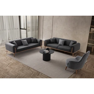 Edsy Home Riva 3+3+1+1 Koltuk Takımı Antrasit