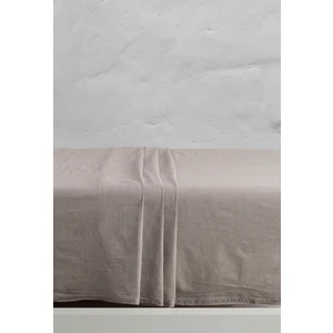Chambray 100% Pamuklu Yıkamalı Iplik Boya Lastikli Çarşaf Kahverengi 160x200