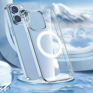 Piyasa Sepeti Apple iPhone 15 Pro Max 6.7'' Magsafe Şeffaf Silikon Kılıf