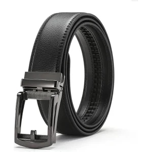 Otomatik Tokalı Takım Elbıse  Deliksiz Klasik Erkek Kemeri