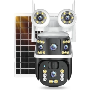 O-Kam 3928 6mp Dual Lens Solar Ptz 4g Güneş Panelli Kamera
