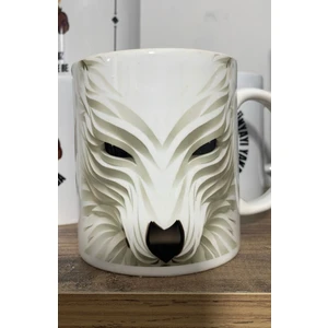 Kurt Baskılı 3D Kupa Bardak