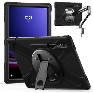 Digital Computer Home Samsung Galaxy Tab S10 Ultra X920/S9 Ultra X910/S8 Ultra X900 X906 Kılıf Kickstand Pc+Silikon Tablet Kapak (Yurt Dışından)