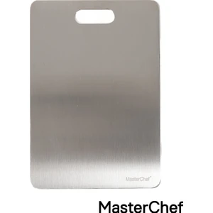 Master Chef Paslanmaz Çelik Kesme Tahtası – Hijyenik, Dayanıklı ve Şık!