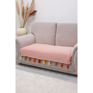 Aisha's Design Renkli Püsküllü Koltuk Örtüsü 90x155 cm
