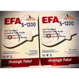 New Life Efa S-1200 Mg 90 Kapsül 2 Adet