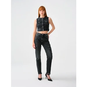 Mom Slim Fit Kadın Pantolon