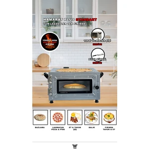 Hamarat Plus Standart Boy Fırın (Pizza, Bazlama, Lahmacun, Kebap, Sebze Közleme, Et ve Tavuk Şiş Fırını)