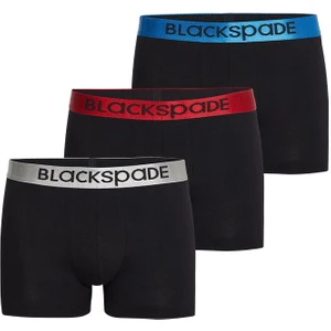 BLACKSPADE 9470 ERKEK MODERN BASİC 3 LÜ SİYAH-306 BOXER
