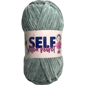 Kadife ip Kırmızı Şönil Örgü ipi