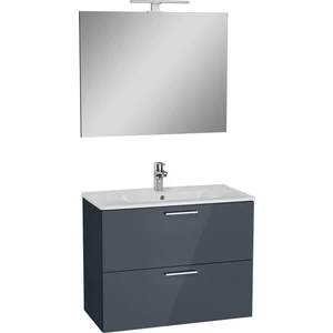 Mia 75100 Banyo Dolabı Seti Çekmeceli 80 cm Antrasit