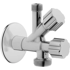A45245 Çift Çıkışlı Ara Musluk, Krom