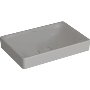 Metropole 7535B076-1398 Dikdörtgen Çanak Lavabo, 60cm, Mat Taş Gri