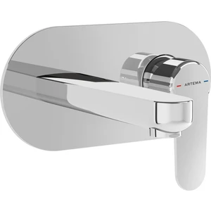 Root Round A42721 Ankastre Lavabo Bataryası, Sıva Üstü, Krom