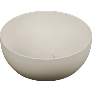 Outline Yuvarlak Çanak Lavabo, 40 cm, Mat Bej