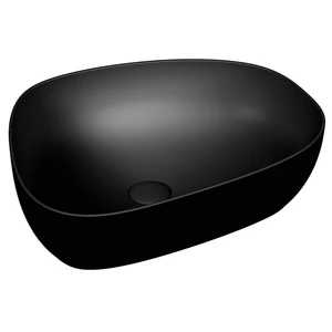 Outline 5991B483-0016 Asimetrik Lavabo, VitrA Clean, 56 cm, Mat Siyah