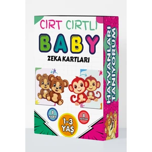 Cırt Cırtlı Baby Hayvanları Tanıyorum Zeka Kartları (1-3 Yaş)