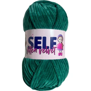 Kadife ip Kırmızı Şönil Örgü ipi