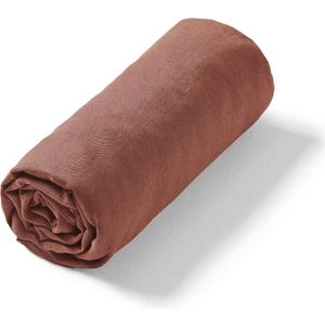 Maki Home Yüzde Yüz Pamuklu Kahverengi Yastık Kılıfsız 180X200 Yüksek Kenarlı Battal Boy Lastikli Çarşaf