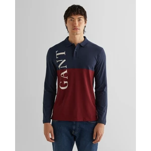 Erkek Lacivert Regular Fit Renk Bloklu Logolu Polo 2424330T.410