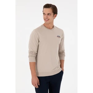 U.S. Polo Assn. Erkek Taş Sweatshirt 50293742-VR049