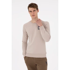 U.S. Polo Assn. Erkek Taş Sweatshirt 50293456-VR049