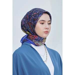 Scarf Diamond Eşarp - Diamond Harmony Black Ipeksi Eşarp 4316