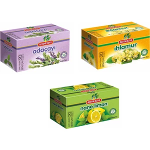 Sallama Çay 3'lü Paket (Nane Limon, Adaçayı, Ihlamur)