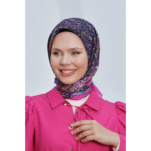 Scarf Diamond Eşarp - Diamond Harmony Black Ipeksi Eşarp 4316