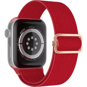 Cool Cold Apple Watch Seri 10 9 8 7 6 Se 5 4 3 2 1  Uyumlu 42-44-45-46-49 mm Esnek Tokalı Bez Kordon
