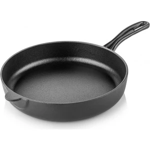 Demir Döküm Saplı Tava 16CM Siyah